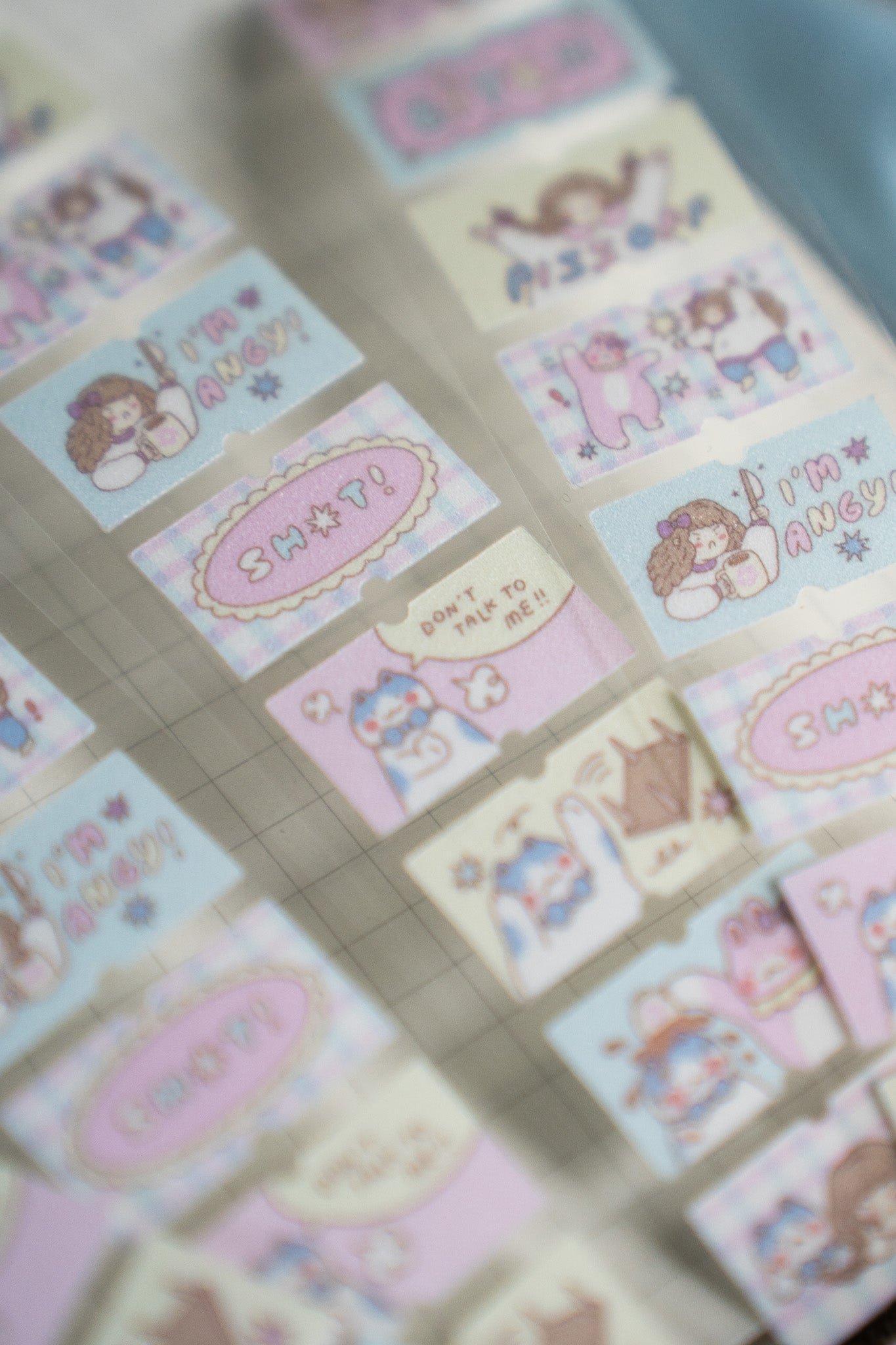 Sho Little Happiness x Artsy Jadey Label Stickers - Angry Besties