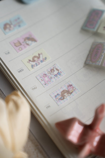 Sho Little Happiness x Artsy Jadey Label Stickers - Angry Besties