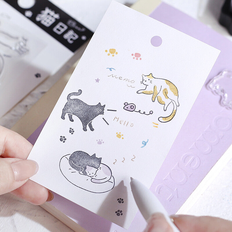 BGM Clear Stamps - Cat Diary