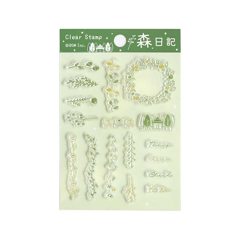 BGM Clear Stamps - Mori Diary
