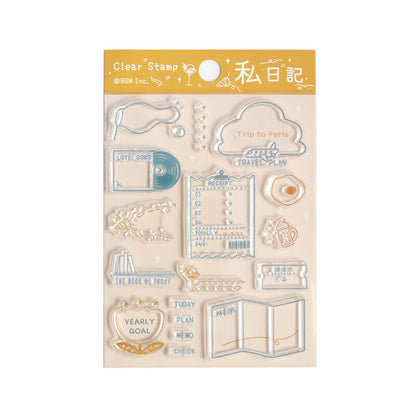 BGM Clear Stamps - My Diary