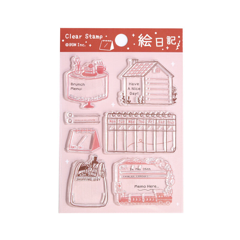 BGM Clear Stamps - Picture Diary