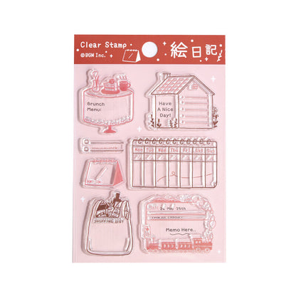 BGM Clear Stamps - Picture Diary