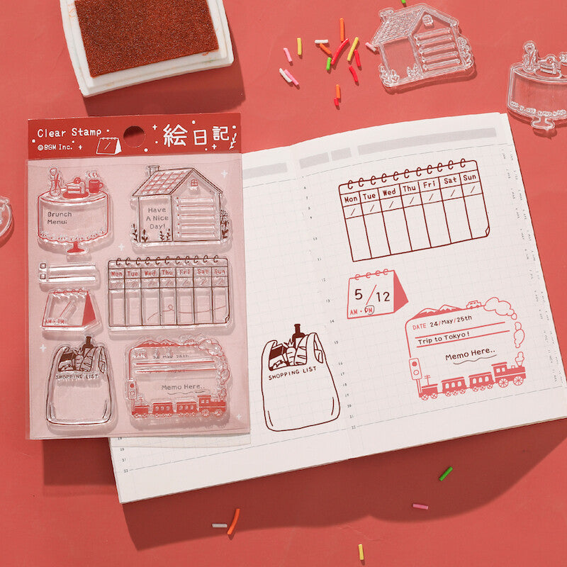 BGM Clear Stamps - Picture Diary