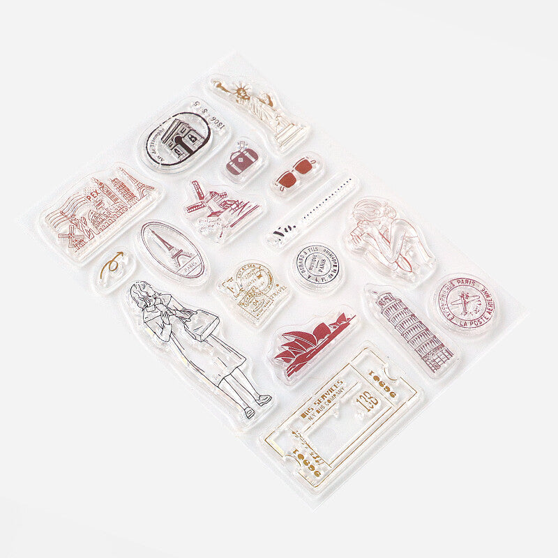 BGM Clear Stamps - Urban Travel