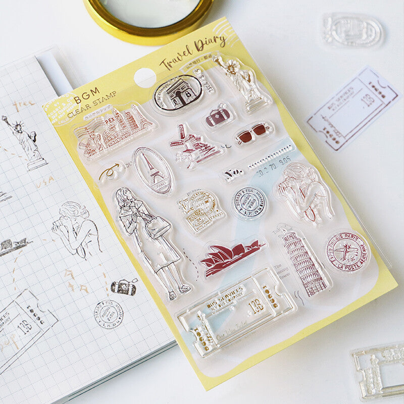 BGM Clear Stamps - Urban Travel