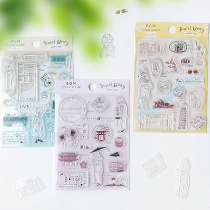 BGM Clear Stamps - Urban Travel
