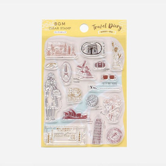 BGM Clear Stamps - Urban Travel