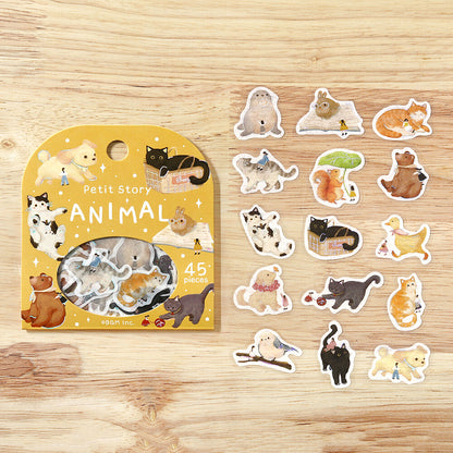 BGM Flake Stickers Petit Story - Animal