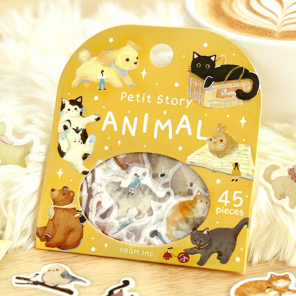 BGM Flake Stickers Petit Story - Animal