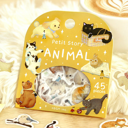 BGM Flake Stickers Petit Story - Animal