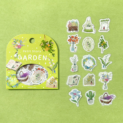 BGM Flake Stickers Petit Story - Gardening