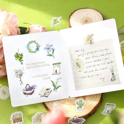 BGM Flake Stickers Petit Story - Gardening