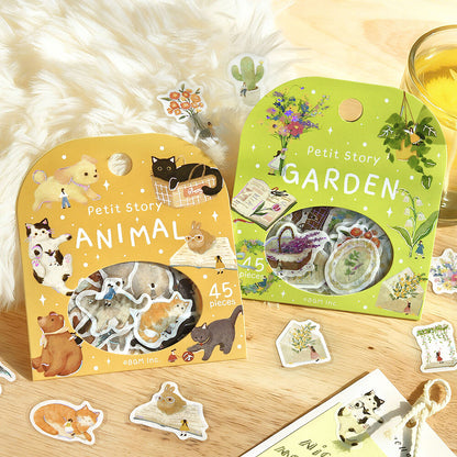 BGM Flake Stickers Petit Story - Gardening