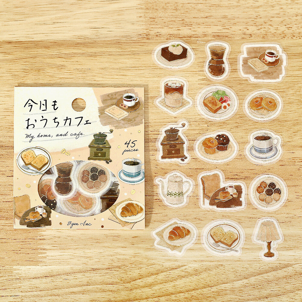 BGM Flake Stickers Today's Cafe - Home Cafe