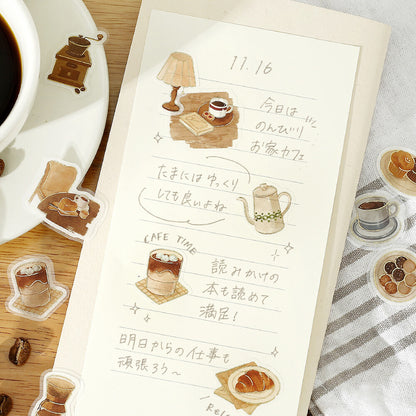 BGM Flake Stickers Today's Cafe - Home Cafe