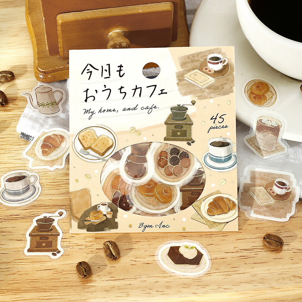 BGM Flake Stickers Today's Cafe - Home Cafe