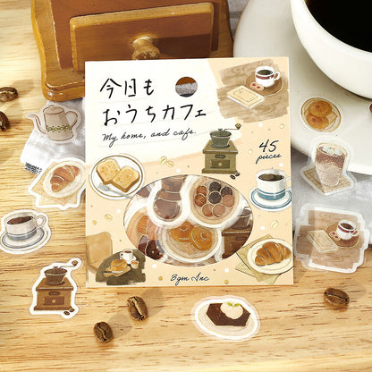 BGM Flake Stickers Today's Cafe - Home Cafe