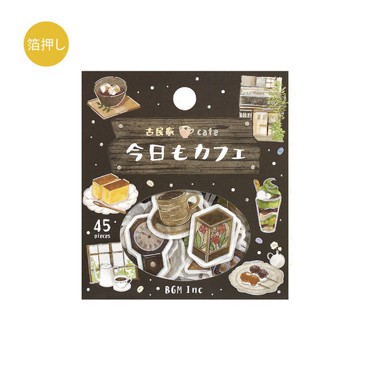 BGM Flake Stickers Today's Cafe - Old House Cafe