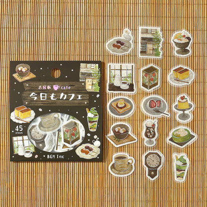BGM Flake Stickers Today's Cafe - Old House Cafe