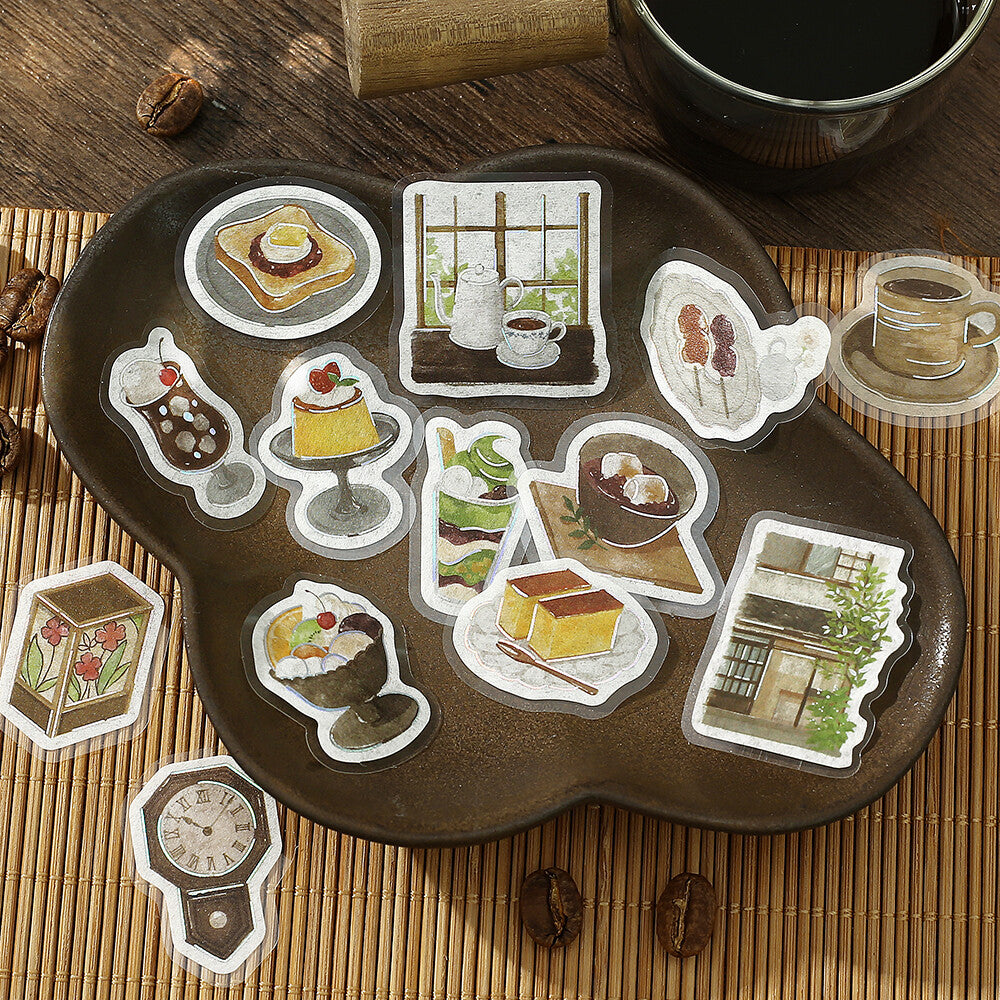 BGM Flake Stickers Today's Cafe - Old House Cafe