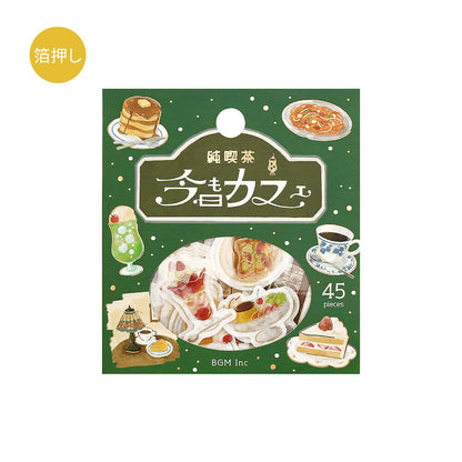 BGM Flake Stickers Today's Cafe - Coffee Shop