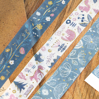 BGM Flowering Plants Washi Tape - Tsuchihatsukana