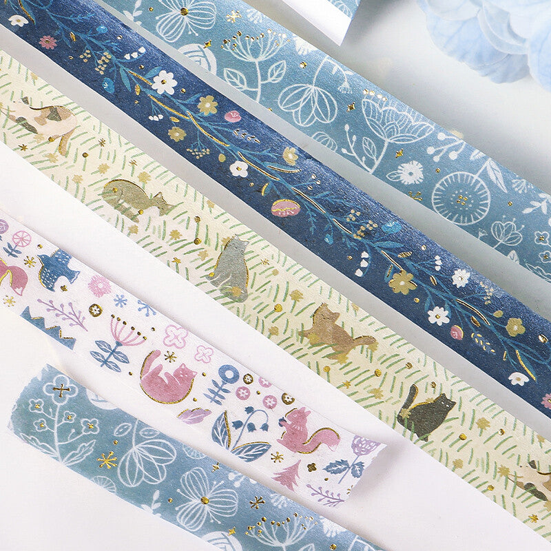 BGM Flowering Plants Washi Tape - Tsuchihatsukana
