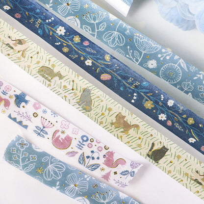 BGM Flowering Plants Washi Tape - Tsuchihatsukana