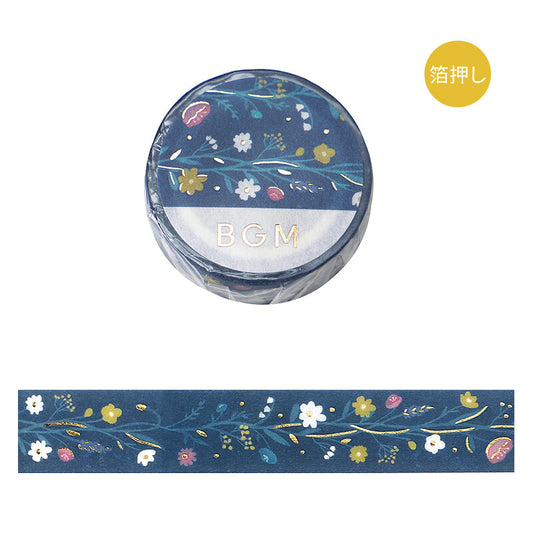 BGM Flowering Plants Washi Tape - Tsuchihatsukana
