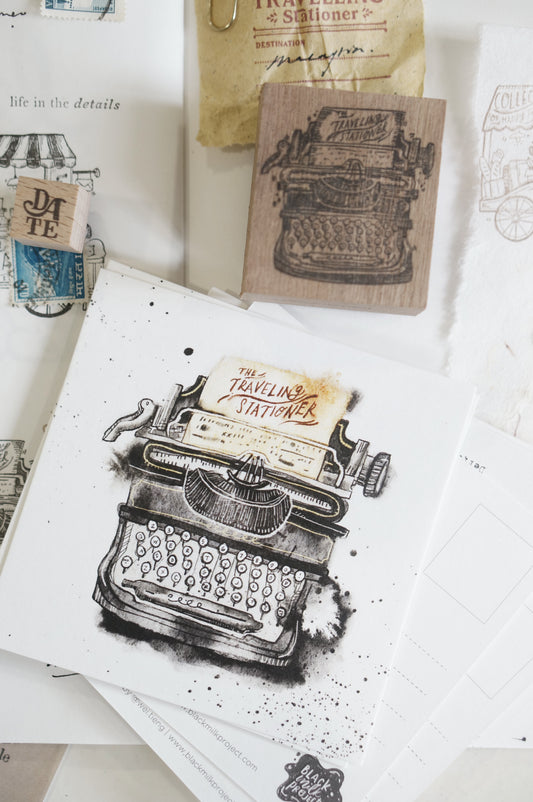 Black Milk Project Postcard - Traveling Stationer: Typewriter