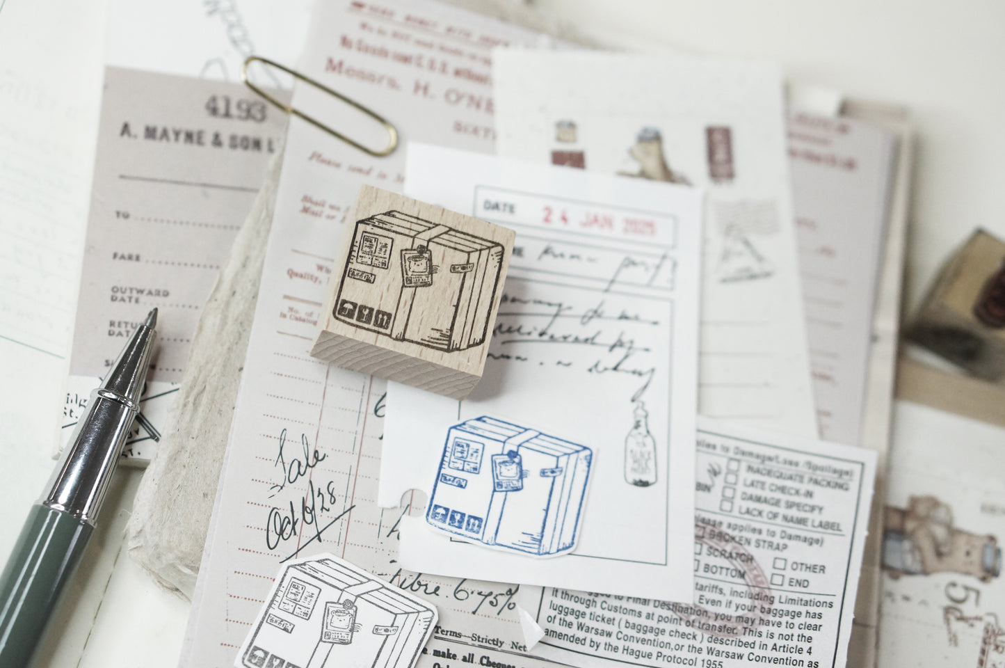 Black Milk Project Rubber Stamp - Kuma Post Series: Delivery Parcel Box