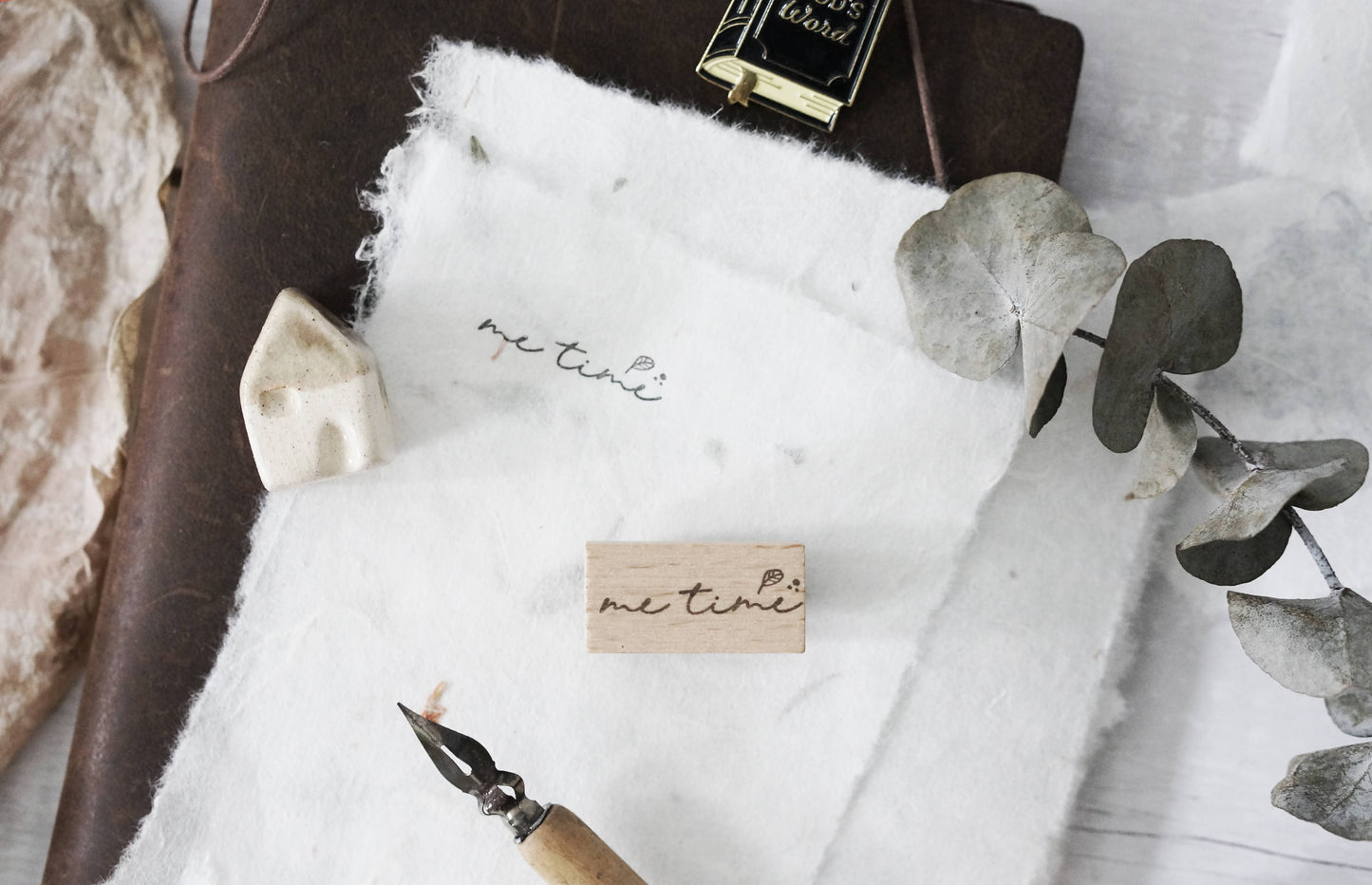 Black Milk Project Rubber Stamp - Me Time Series: Mini Word
