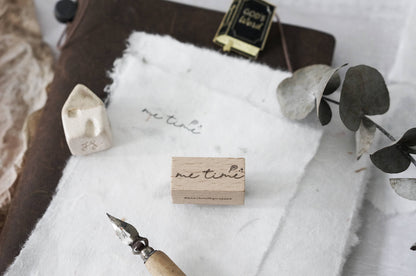 Black Milk Project Rubber Stamp - Me Time Series: Mini Word