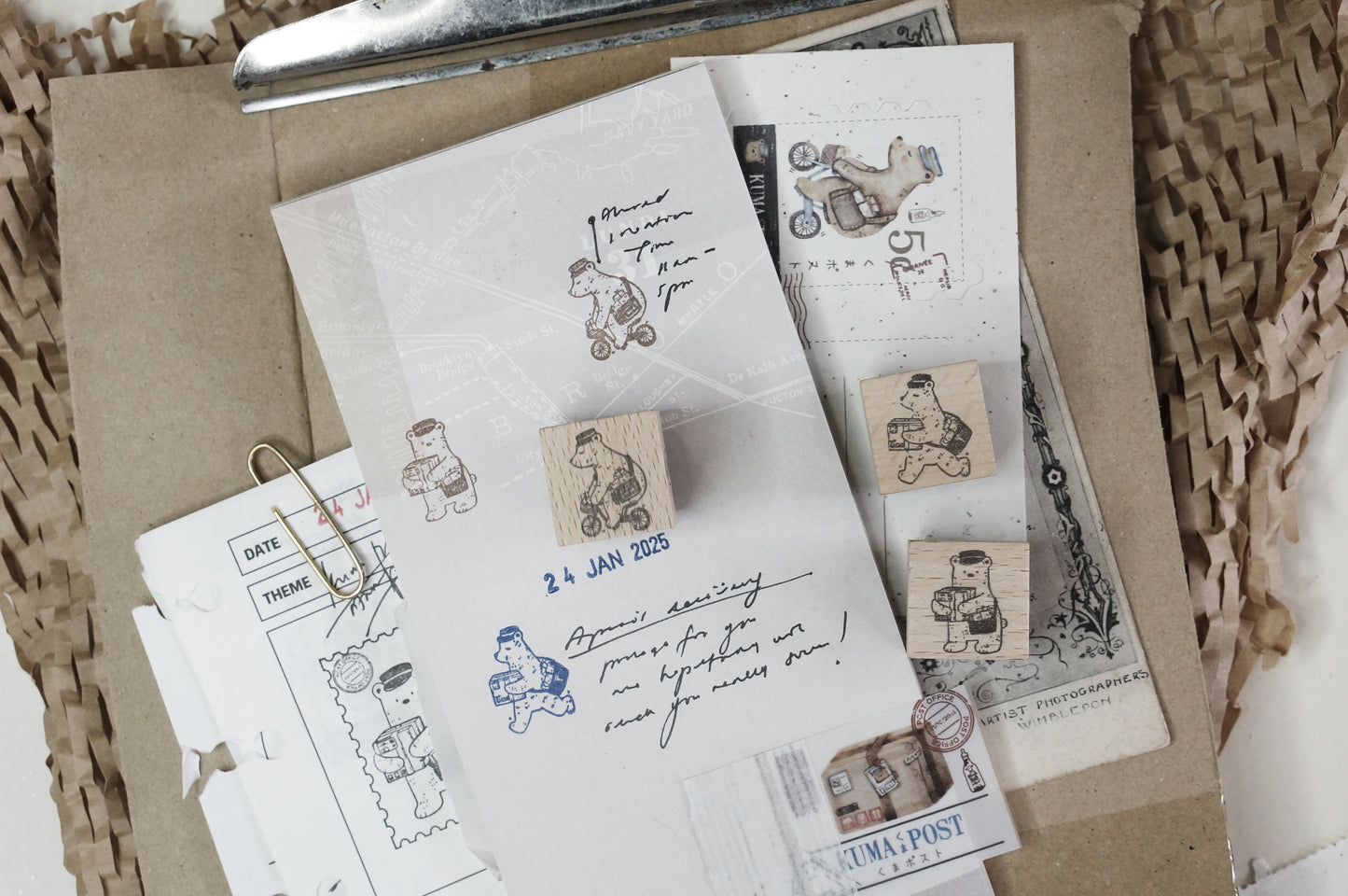 Black Milk Project Rubber Stamp - Kuma Post Series: Mini Kuma Post