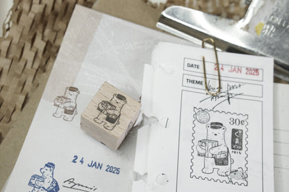 Black Milk Project Rubber Stamp - Kuma Post Series: Mini Kuma Post