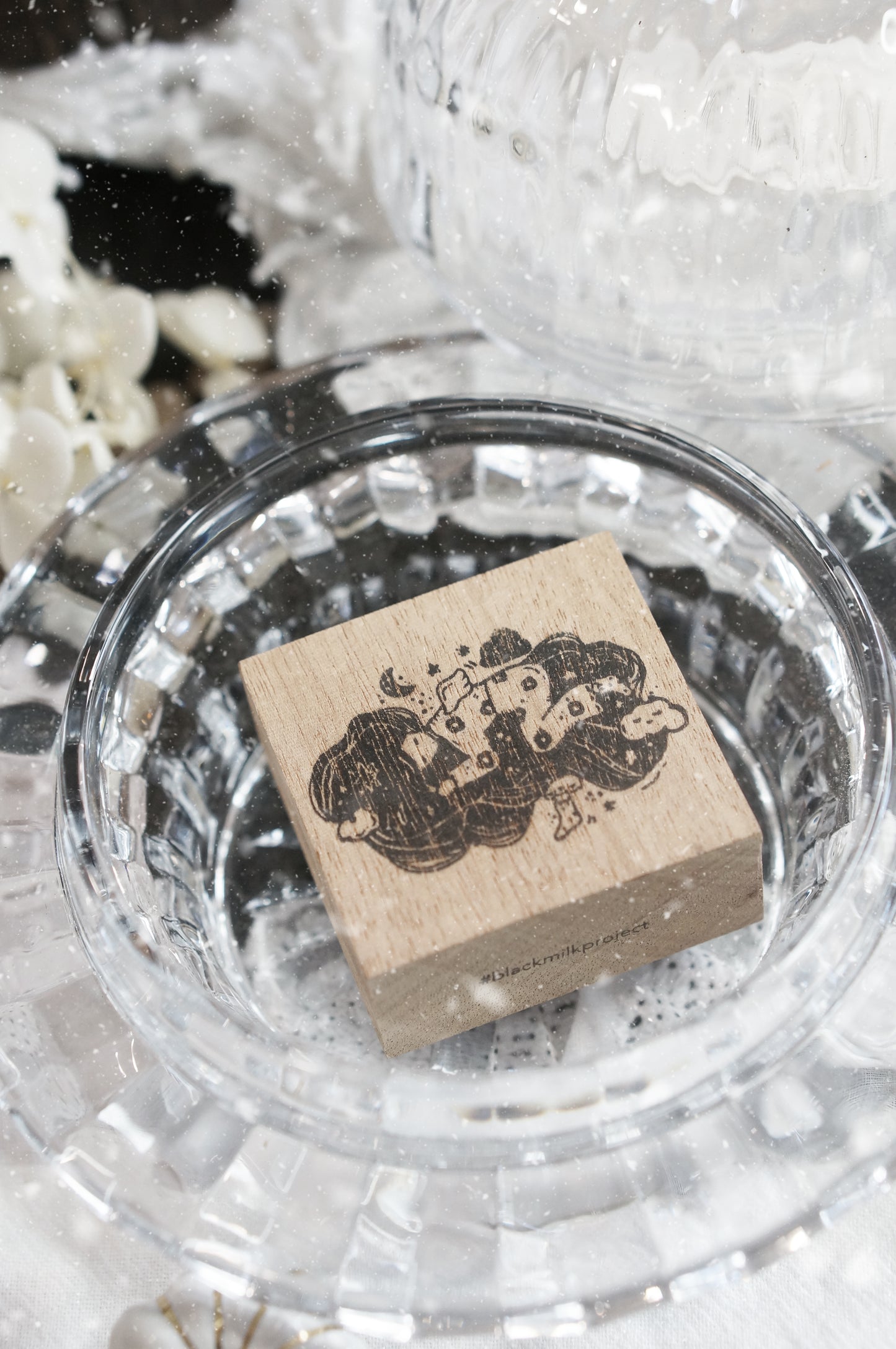 Black Milk Project Rubber Stamp - Notes In The Night - Cloud Slumber