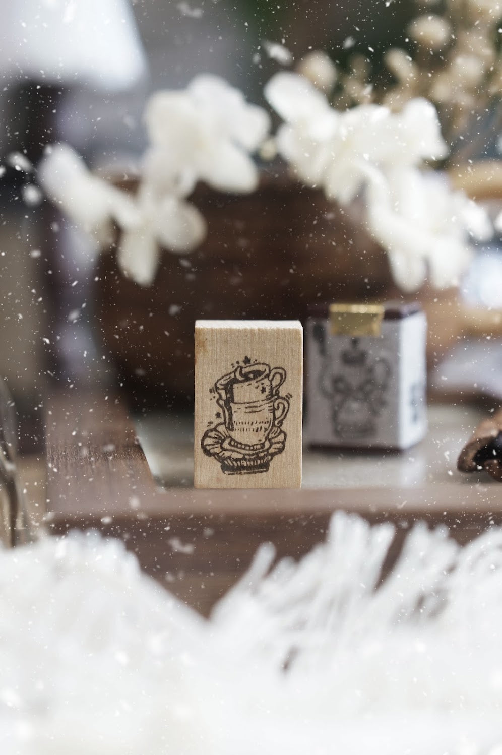 Black Milk Project Rubber Stamp - Notes In The Night: Midnight Patisserie - Moon Tea