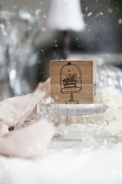 Black Milk Project Rubber Stamp - Notes In The Night - Moon Slice