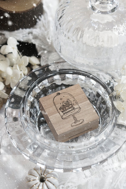 Black Milk Project Rubber Stamp - Notes In The Night - Moon Slice