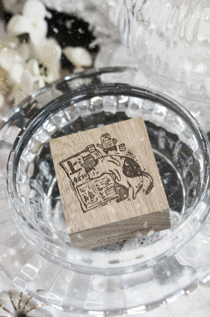 Black Milk Project Rubber Stamp - Notes In The Night - Night News