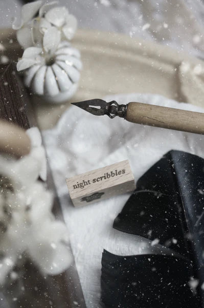 Black Milk Project Rubber Stamp - Notes In The Night: Night Scribbles