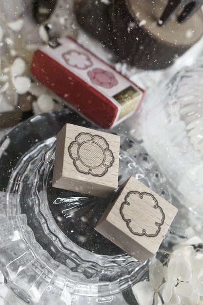 Black Milk Project Rubber Stamp - Notes In The Night - Twin Frame - Set A