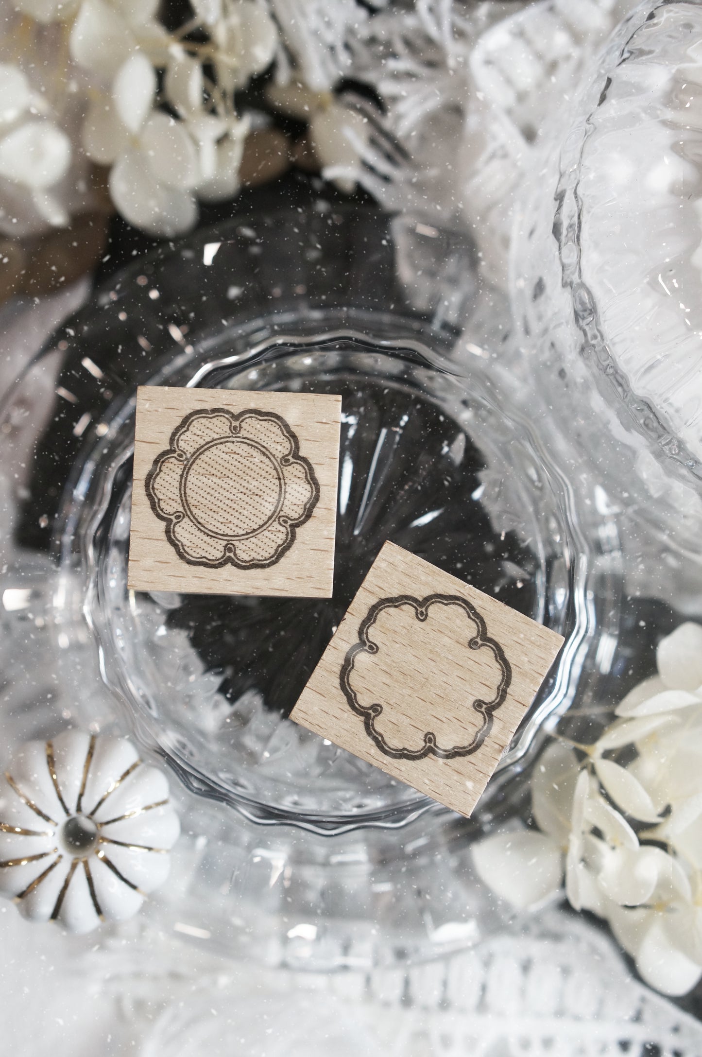Black Milk Project Rubber Stamp - Notes In The Night - Twin Frame - Set A