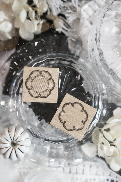Black Milk Project Rubber Stamp - Notes In The Night - Twin Frame - Set A