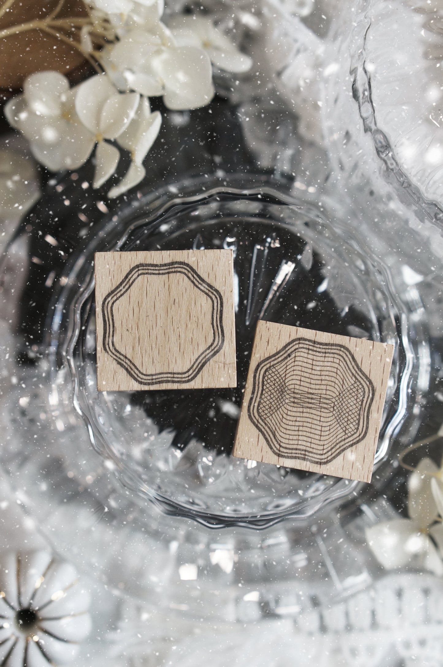Black Milk Project Rubber Stamp - Notes In The Night - Twin Frame - Set B