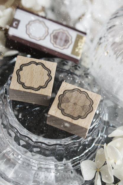 Black Milk Project Rubber Stamp - Notes In The Night - Twin Frame - Set C