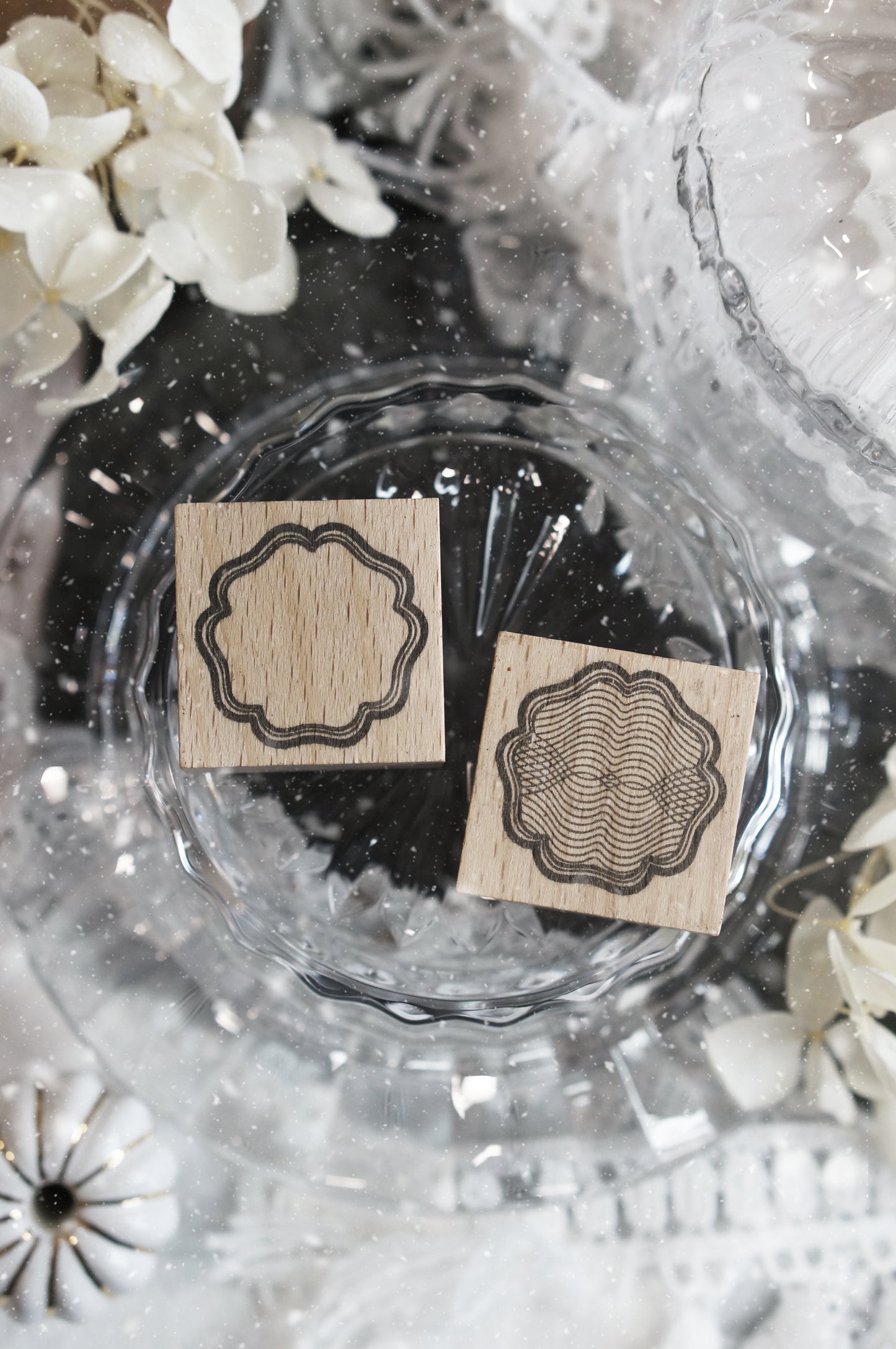 Black Milk Project Rubber Stamp - Notes In The Night - Twin Frame - Set C