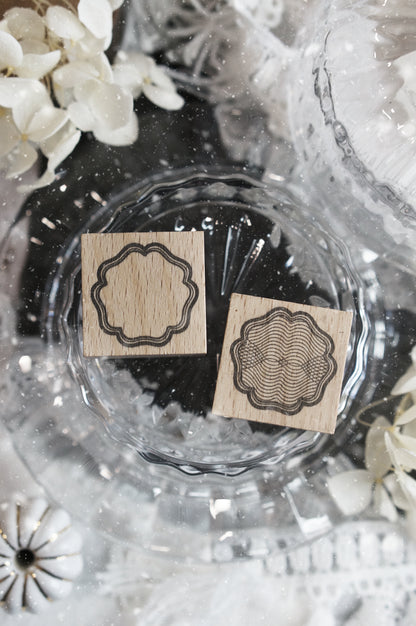 Black Milk Project Rubber Stamp - Notes In The Night - Twin Frame - Set C