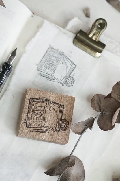 Black Milk Project Rubber Stamp - Pages Of Me: Between The Pages